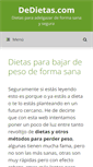 Mobile Screenshot of dedietas.com
